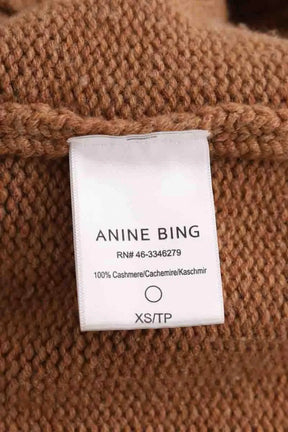 Pull Anine Bing Camel en Cachemire