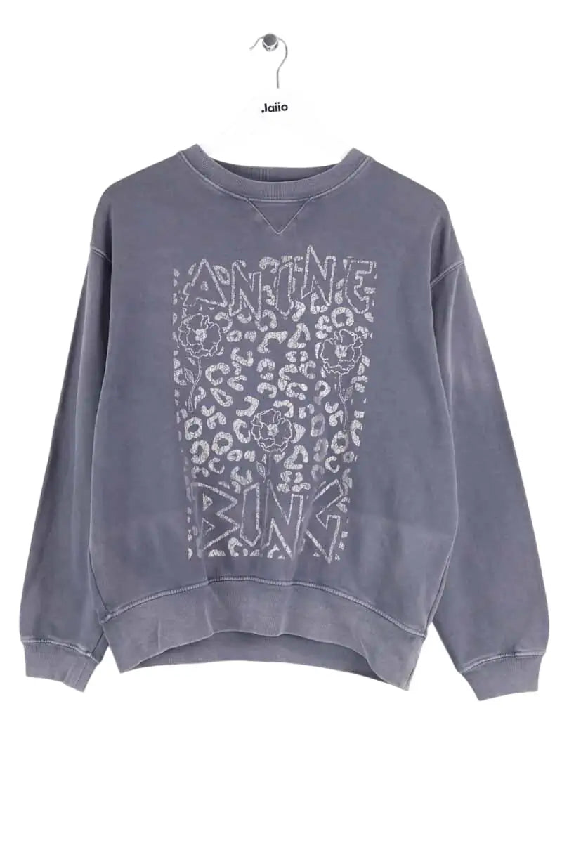 Pull Anine Bing Gris en Coton, taille S - Seconde Main