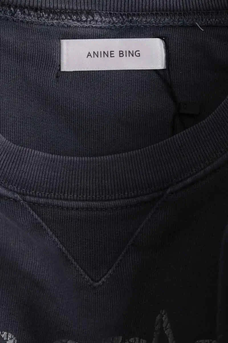 Pull Anine Bing Gris en Coton