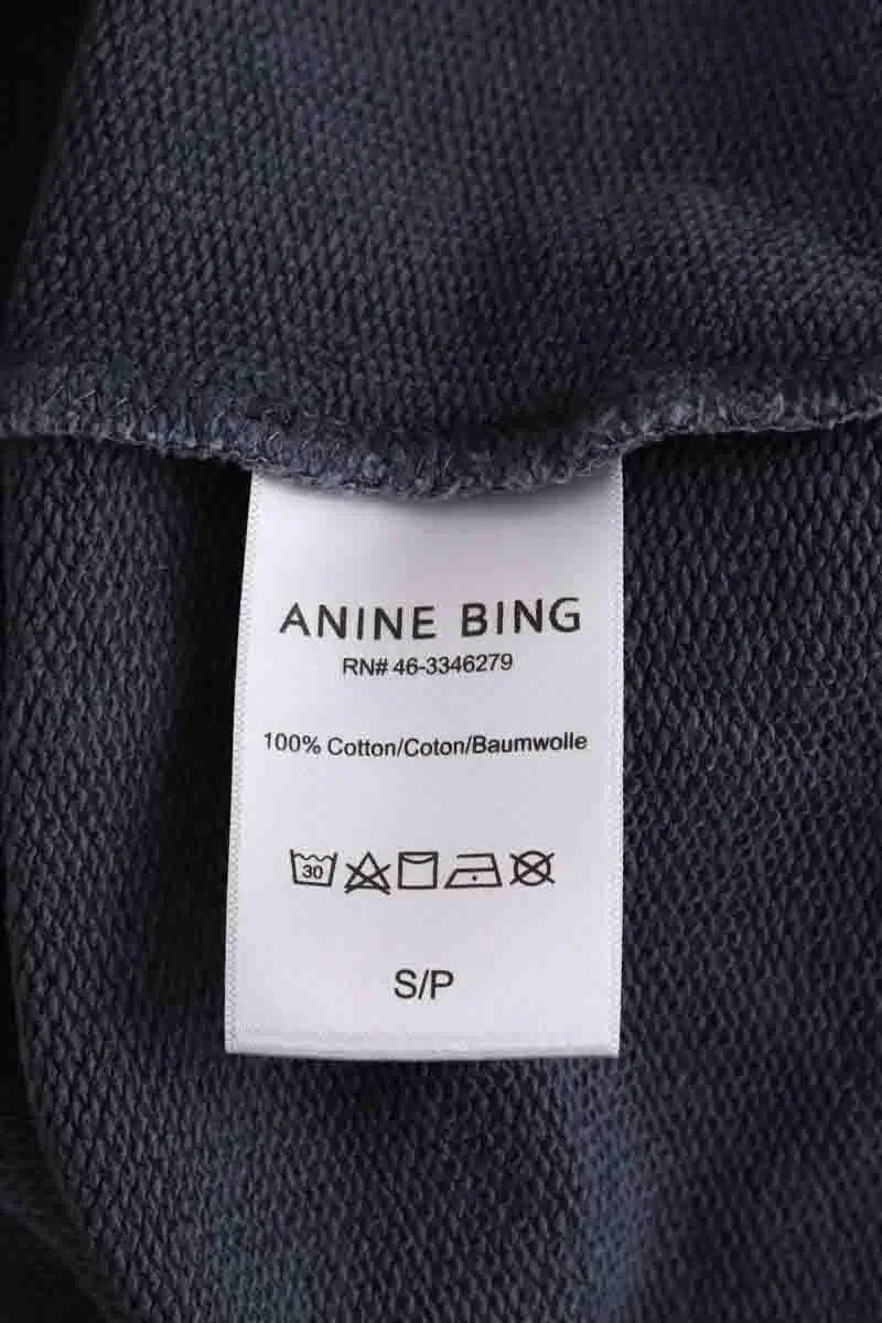Pull Anine Bing Gris en Coton