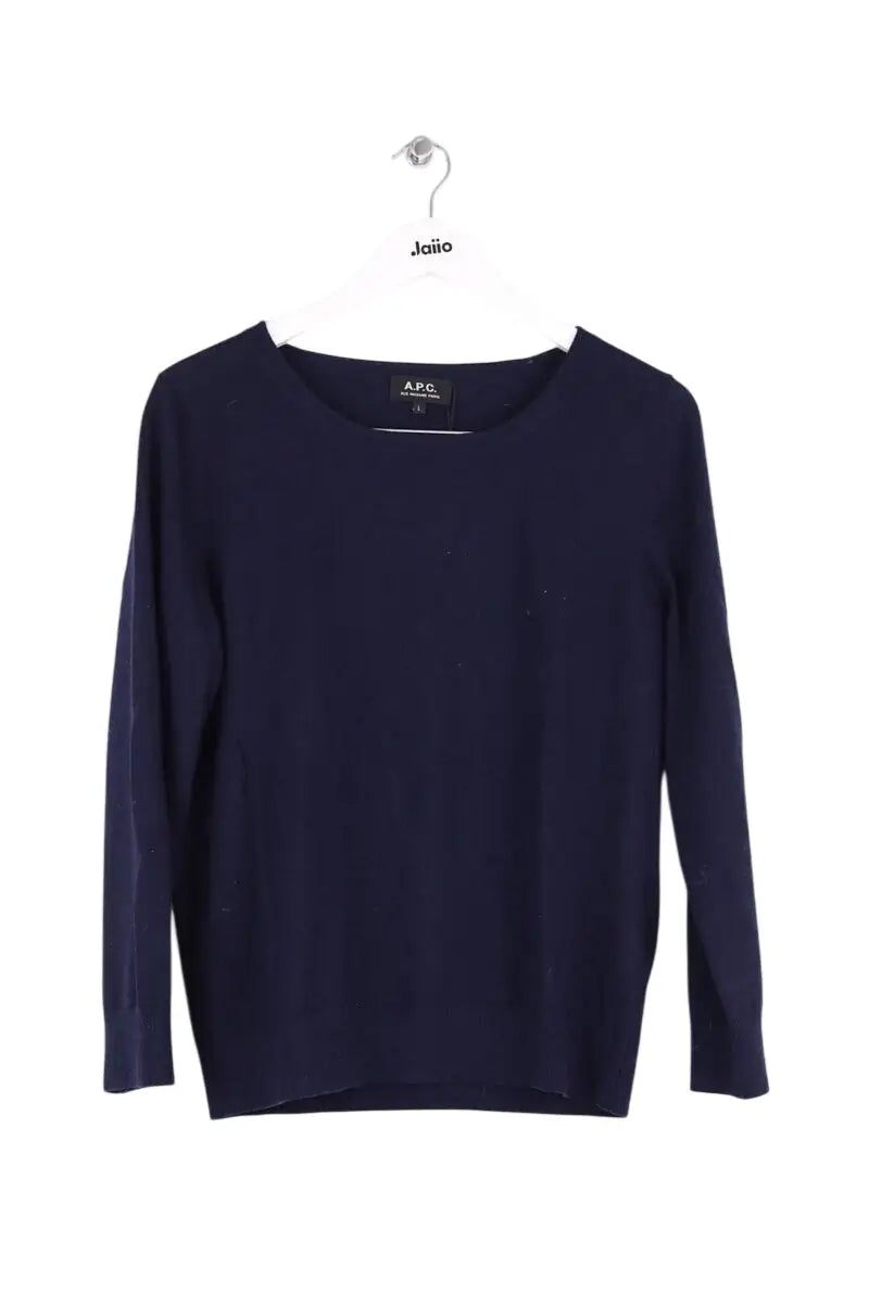 Pull APC Bleu en Laine, taille L - Seconde Main