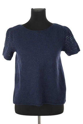 Pull APC Marine en Laine, taille S - Seconde Main