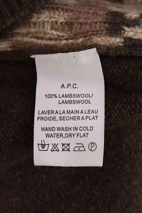 Pull APC Marron en Laine