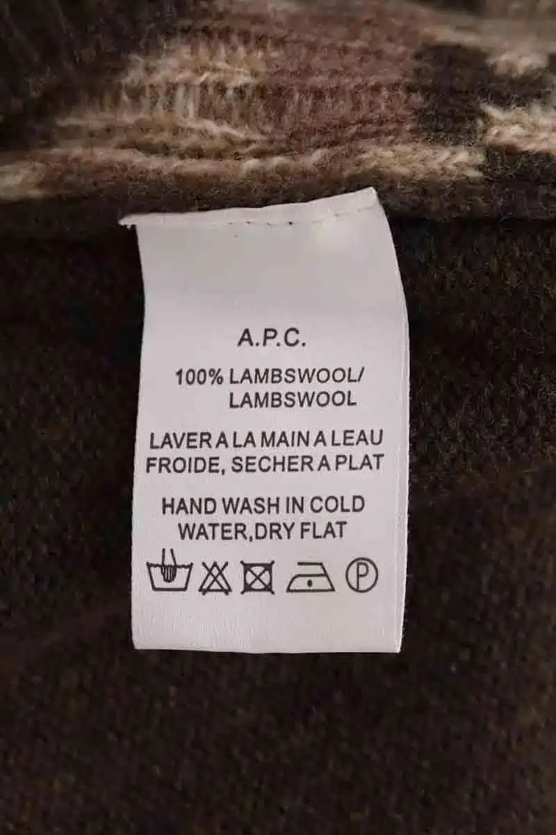 Pull APC Marron en Laine