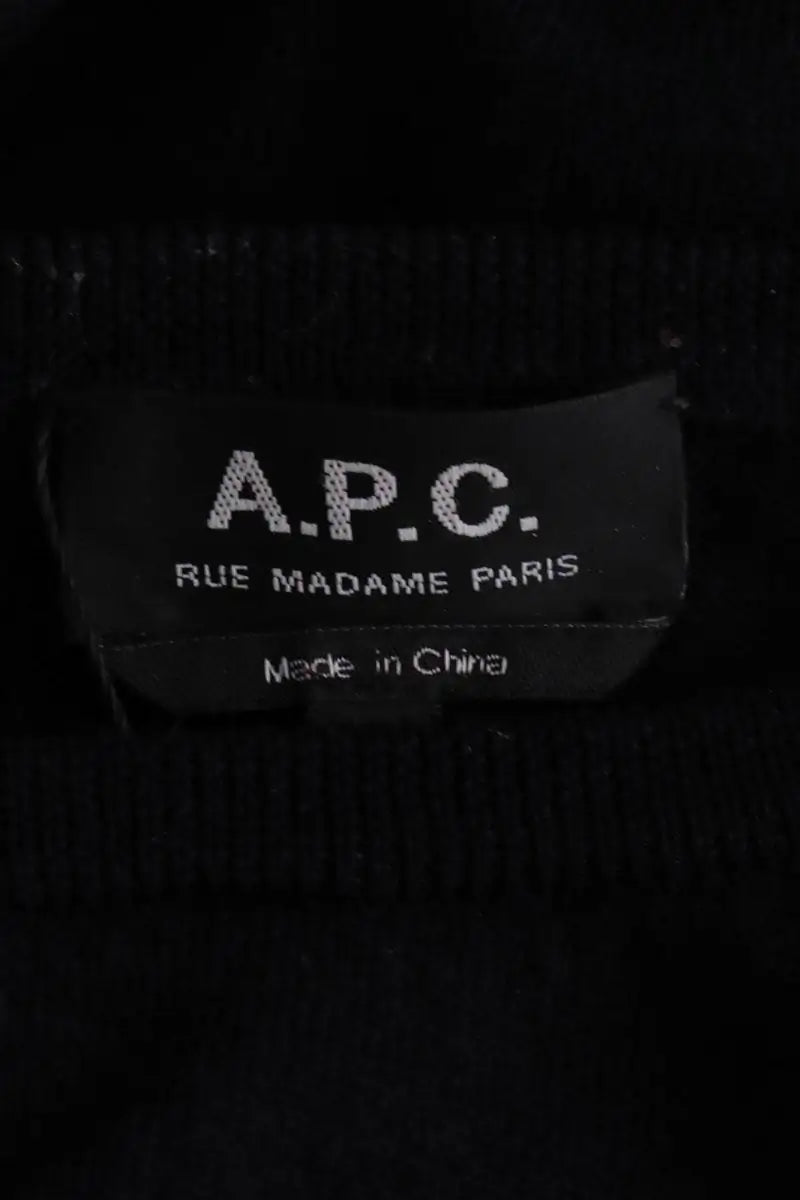 Pull APC Noir en Laine