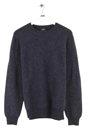 Pull APC Noir en Laine, taille L - Seconde Main