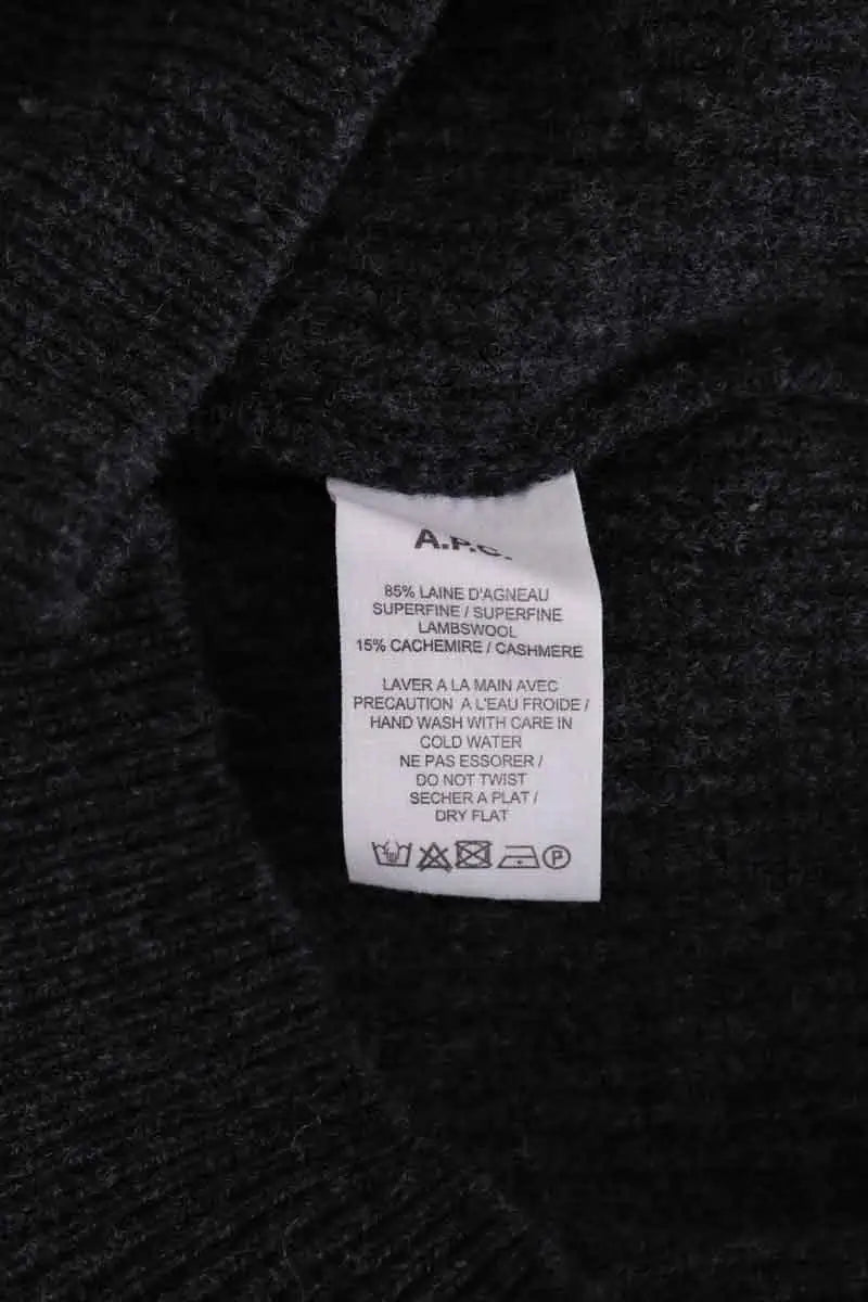 Pull APC Noir en Laine