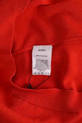 Pull APC Orange en Coton