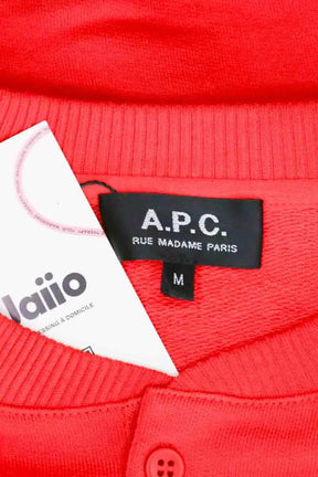 Pull APC Rouge en Coton