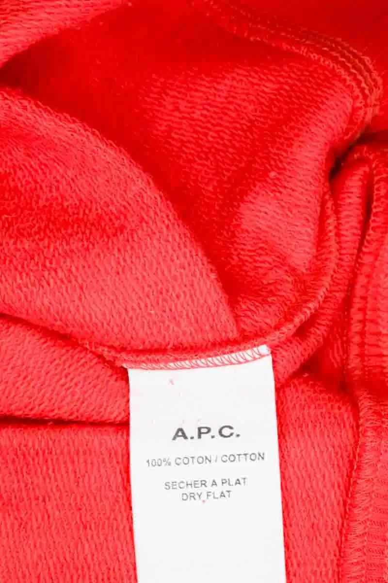 Pull APC Rouge en Coton