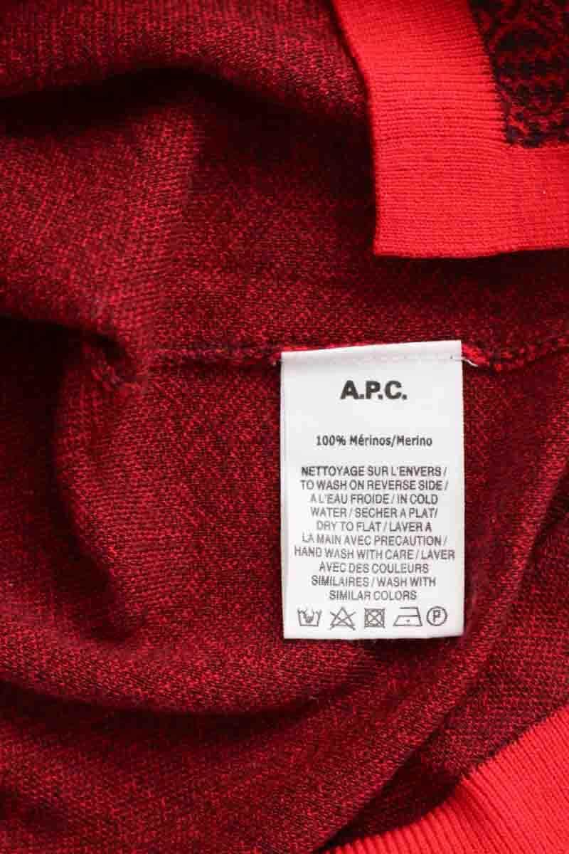Pull APC Rouge en Laine