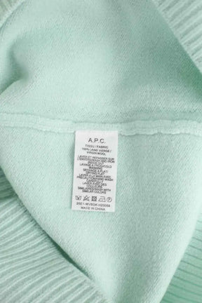 Pull APC Vert en Laine