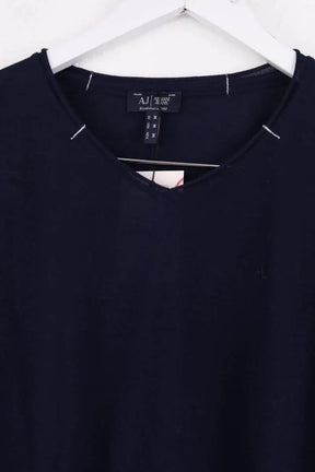 Pull Armani Jeans Bleu en Coton