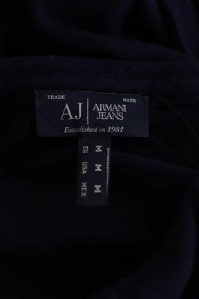 Pull Armani Jeans Bleu en Coton