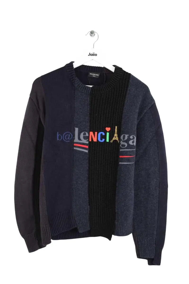 Pull Balenciaga Bleu en Laine, taille S - Seconde Main