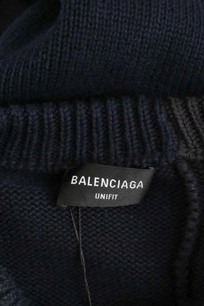 Pull Balenciaga Bleu en Laine