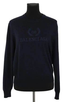 Pull Balenciaga Noir en Laine, taille S - Seconde Main