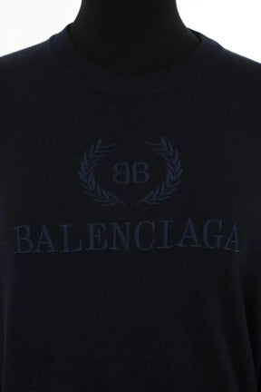 Pull Balenciaga Noir en Laine