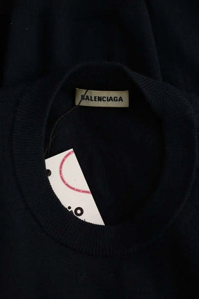 Pull Balenciaga Noir en Laine