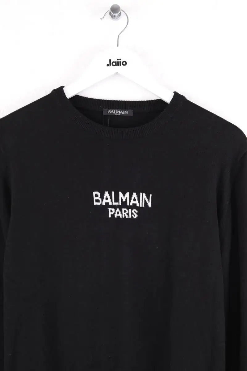 Pull Balmain Noir en Coton