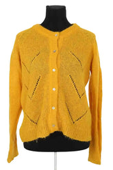 Pull Balzac Jaune en Synthétique, taille S - Seconde Main