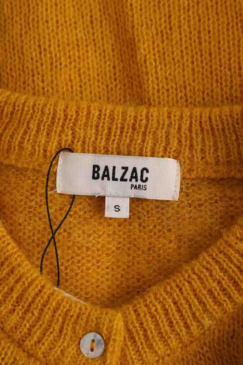 Pull Balzac Jaune en Synthétique