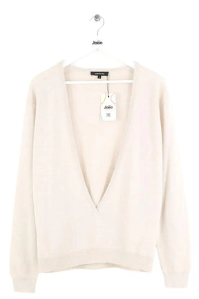Pull Barbara Bui Ecru en Laine, taille S - Seconde Main