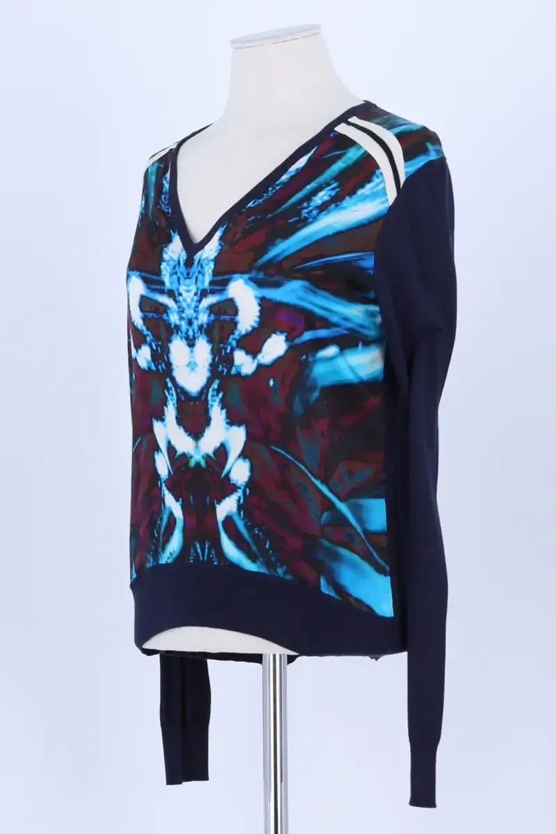 Pull Barbara Bui Marine en Soie
