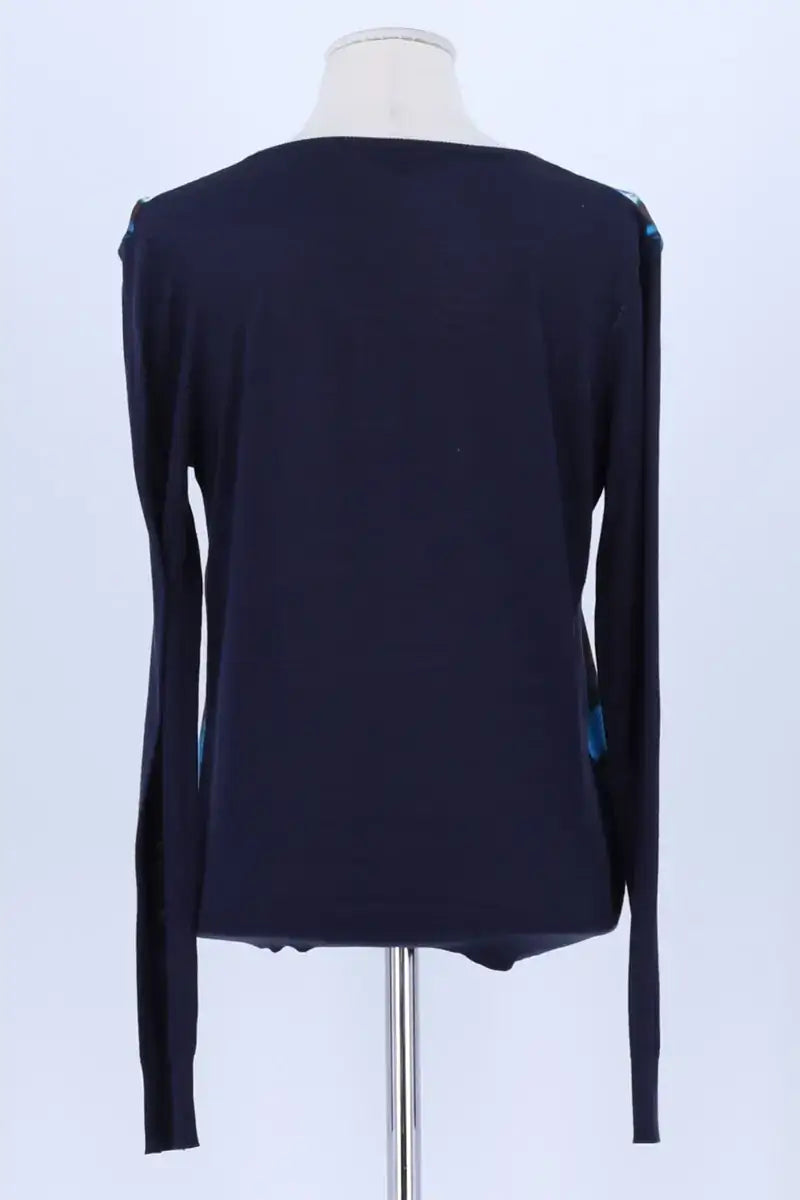 Pull Barbara Bui Marine en Soie