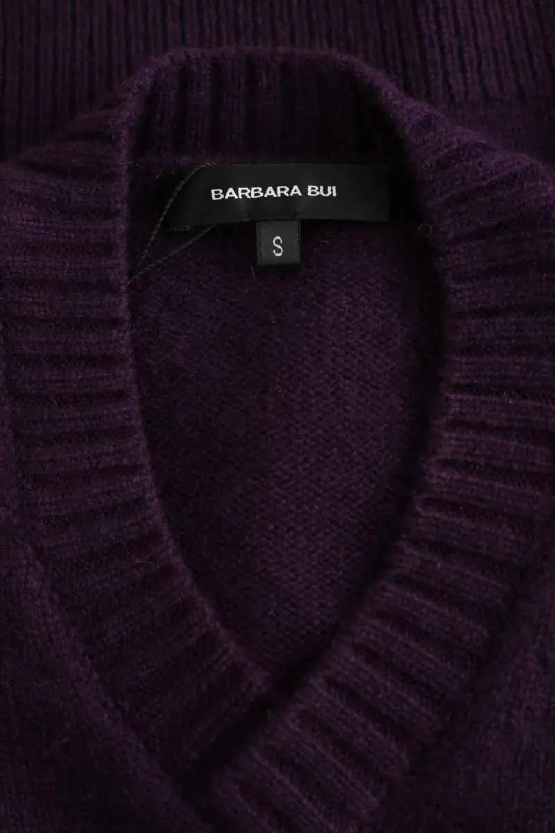 Pull Barbara Bui Violet en Laine