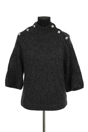 Pull Bash Anthracite en Polyamide, taille XS - Seconde Main