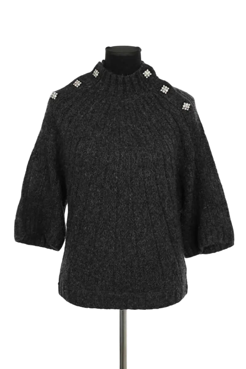 Pull Bash Anthracite en Polyamide, taille XS - Seconde Main