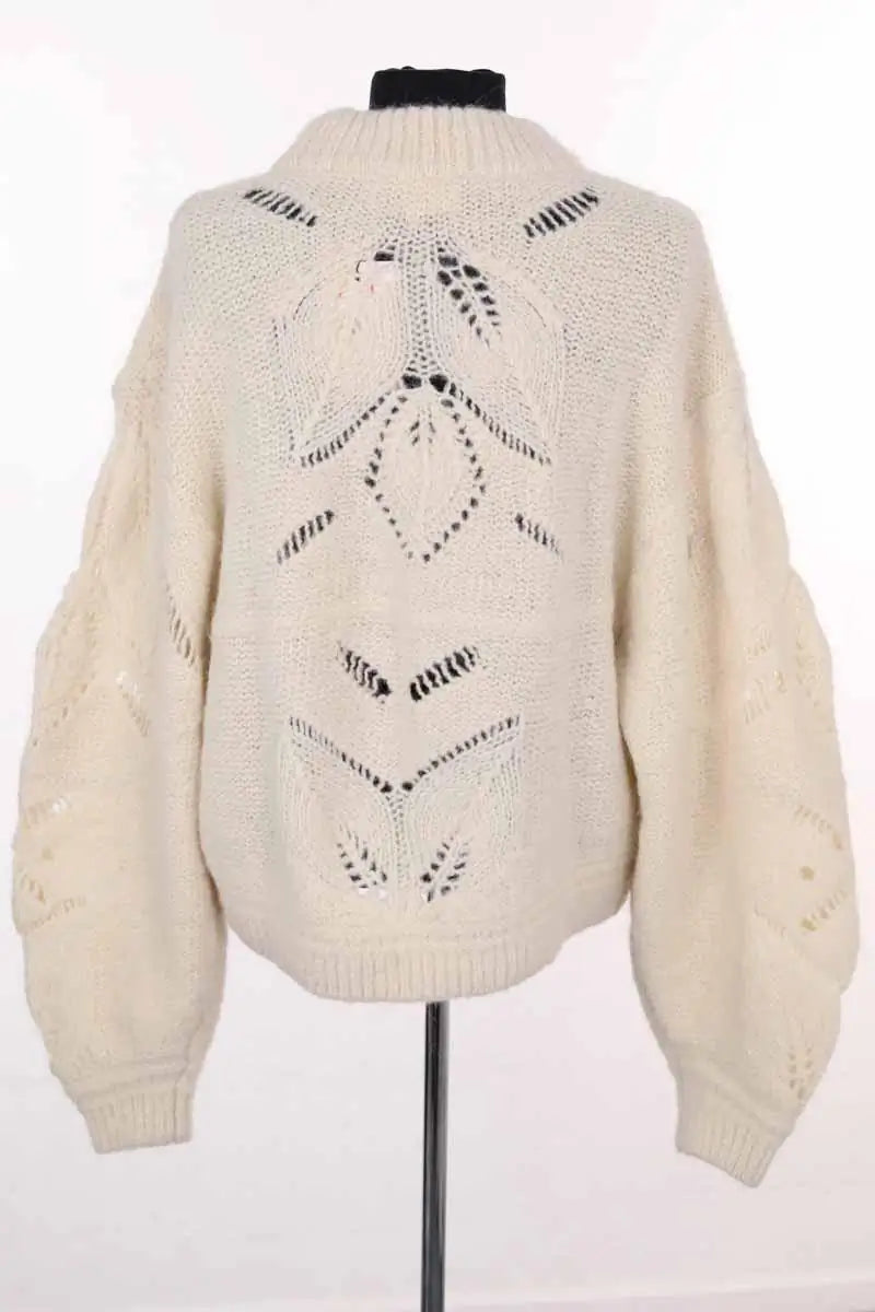 Pull Ba&Sh Beige en Laine