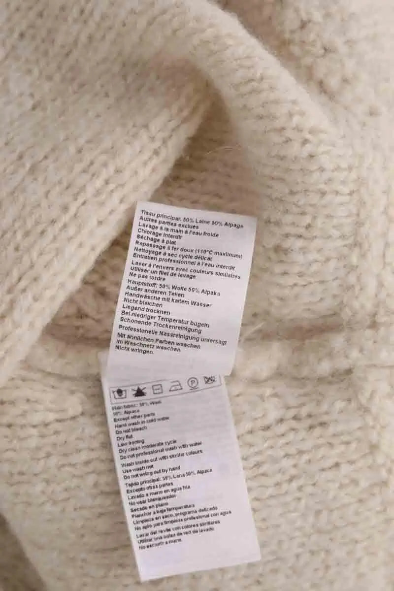 Pull Ba&Sh Beige en Laine