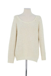 Pull Bash Beige en Laine, taille S - Seconde Main