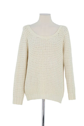Pull Bash Beige en Laine, taille S - Seconde Main