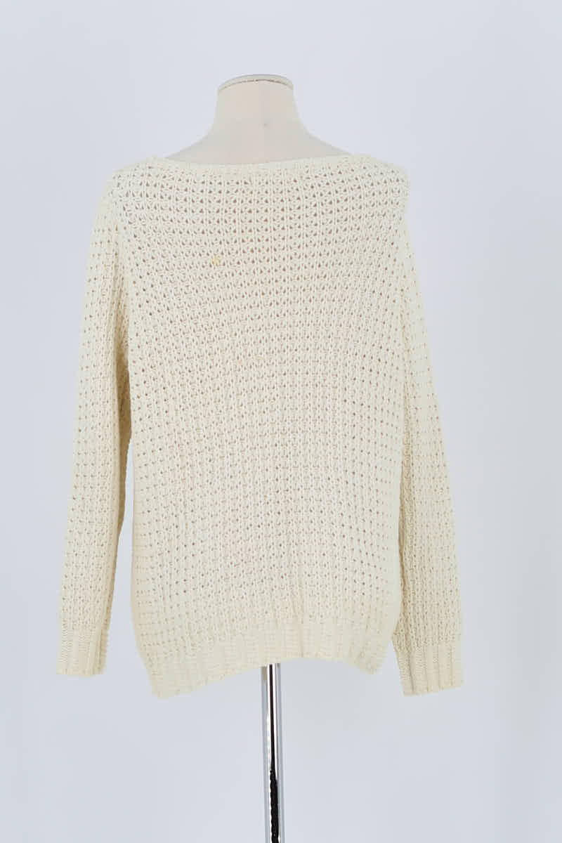 Pull Bash Beige en Laine