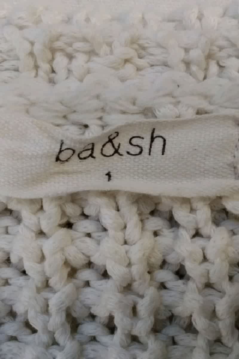 Pull Bash Beige en Laine