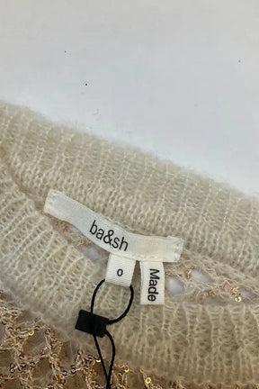 Pull Ba&Sh Beige en Laine