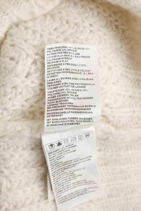 Pull Bash Blanc en Laine