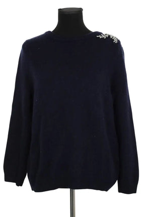 Pull Ba&Sh Bleu en Laine, taille L - Seconde Main