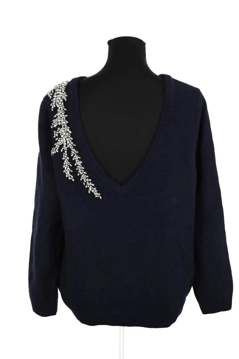 Pull Ba&Sh Bleu en Laine