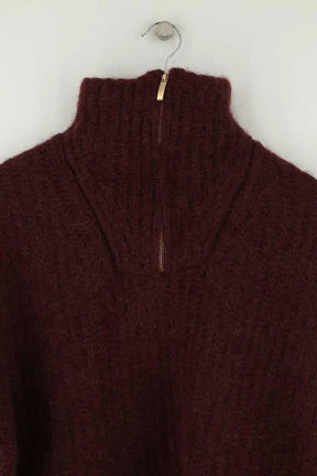 Pull Ba&Sh Bordeaux en Laine