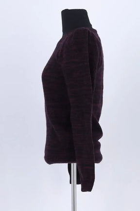 Pull Ba&Sh Bordeaux en Laine