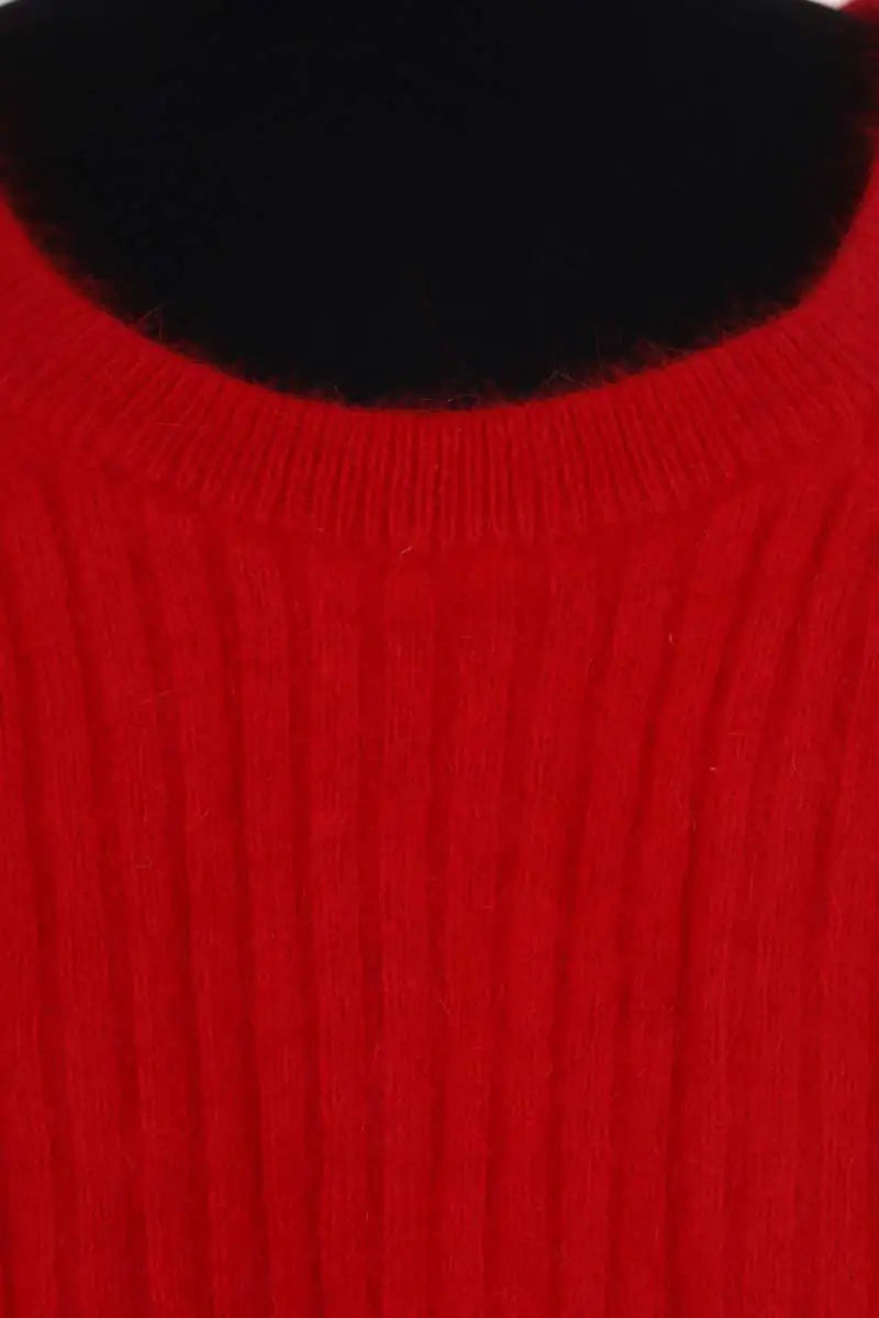 Pull Ba&Sh Dalton Rouge en Laine