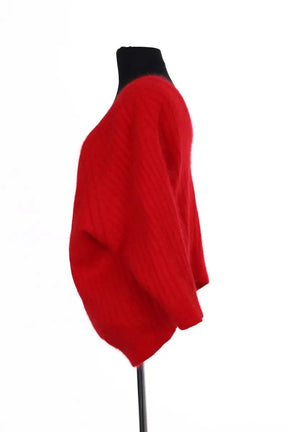 Pull Ba&Sh Dalton Rouge en Laine