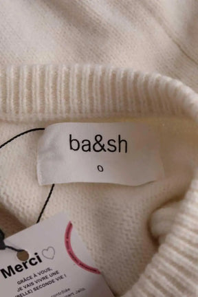 Pull Ba&Sh Ecru en Laine