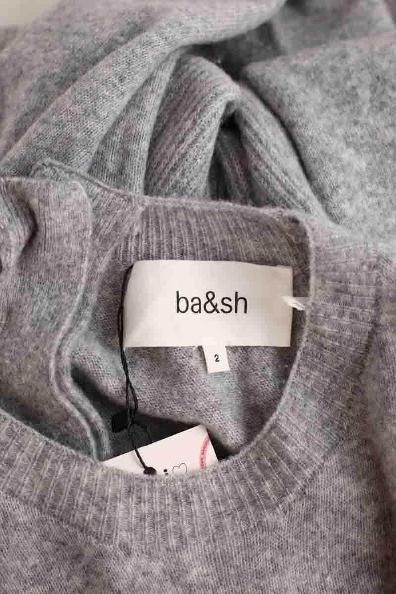 Pull Ba&Sh Gris en Laine