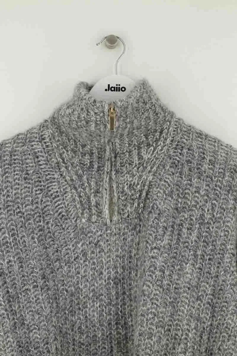 Pull Ba&Sh Gris en Laine