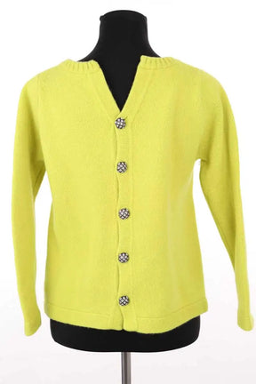 Pull Ba&Sh Jaune en Laine